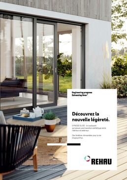 Fenêtres et portes-fenêtres coulissantes et vitrées | SYNEGO SLIDE