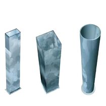 Fourreau acier galva | 1-02-2-137