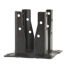 Pied de poteau carré de jardin à boulonner | AG527PB