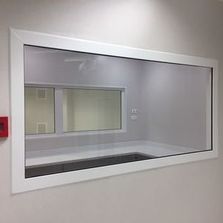 Châssis vitré aluminium plombé anti-x sur mesure | ANTI-X