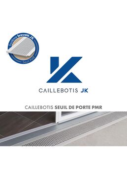 Seuil de porte PMR en caillebotis | JK TECHNIC