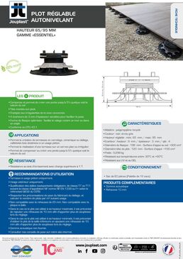 Plots autonivelants ESSENTIEL pour dalles