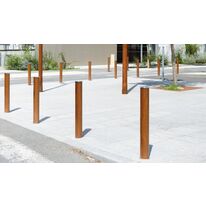 Bornes fixes ou amovibles en bois et inox | Exotica