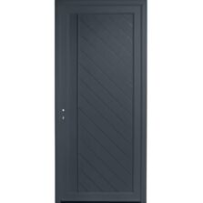 Porte d'entrée Aliana PVC Gris | LAPEYRE SERVICES