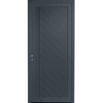 Porte d'entrée Aliana PVC Gris | LAPEYRE SERVICES