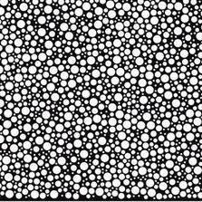 Métal perforé décoratif - Décor vaporeux Ø 60 - Ø 45 - Ø 30 - Ø 15 | Rythmic BUL50