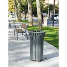 Corbeilles de propreté en acier | Solis