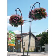 Suspente florale | Suspente Arc en ciel en acier galvanisé et thermolaqué