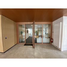 Porte vitrée aluminium coupe feu 1h | EI60