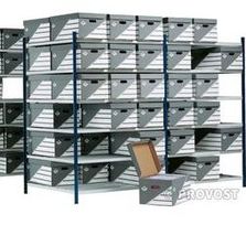 Rayonnage pour caisses d'archives | PROSPACE +