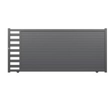 Portail coulissant aluminium ANDRIA sur-mesure | LAPEYRE SERVICES