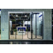 Menuiserie hybride à vantaux repliables jusqu'à 4 m de hauteur | Unico XS Repliable