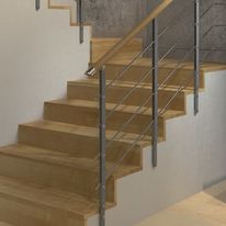 Rampe en acier au style épuré pour installation en intérieur | Minimal 