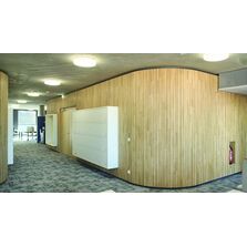 Panneau acoustique incurvé en bois massif lamellé-collé | Ligno Acoustique Curved
