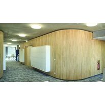 Panneau acoustique incurvé en bois massif lamellé-collé | Ligno Acoustique Curved