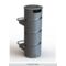 Cendrier urbain | Cendrier Torséo en acier thermolaqué avec bac inox