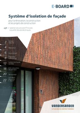Solution d'isolation et de revêtement des façades | E-board