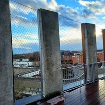 Garde-corps avec du filet inox | FILET INOX