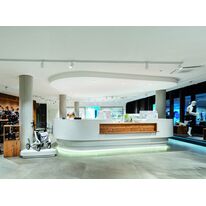 Panneau d’agencement | Solid Surface non poreux pour espaces commerciaux