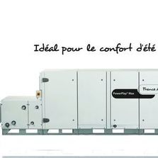 Nouvelle centrale double flux Power Play® avec échangeur à roue | Power Play Max Thermodynamique 90 