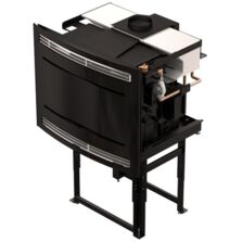 Poêle hydraulique avec technologie AQUA | SLOT GLASS 