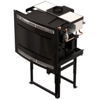 Poêle hydraulique avec technologie AQUA | SLOT GLASS 