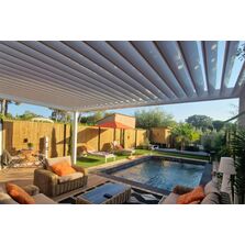 Pergola bioclimatique | Modèle sur mesure avec options de fermeture et commande à distance