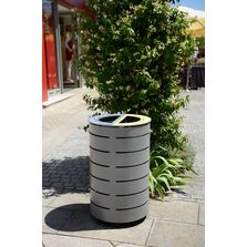 Corbeilles et cendriers en acier ou en inox | Amandine