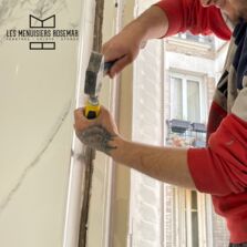 Fenêtre bois blanc Atlantem Solabaie | Menuiserie rénovation en dépose totale