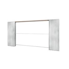 Vantail parallèle double pour cloisons en plaques de plâtre : châssis corps plein | Orchidea - Gamme Classique 