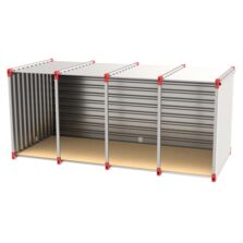 Abri de stockage démontable 5 m | KOVOBEL FRANCE