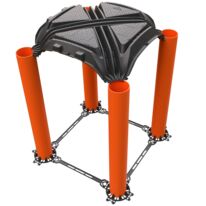 ELEVETOR MAX - Coffrage pour remblai technique, plachers surélevés et vides sanitaires de hauteur de jusqu'à 3 m