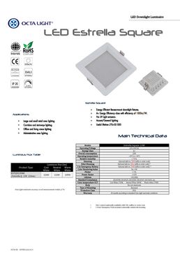 Luminaire LED pour un usage dans des locaux commerciaux | ESTRELLA SQL 