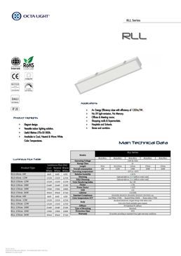 Luminaire LED linéaire encastré pour différent types d’espaces | RLL