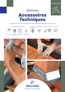 Catalogue Gamme Accessoires Fonctionnels d'EDILIANS