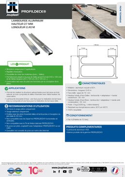 Lambourdes aluminium PROFILDECK®