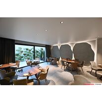 Plafonds tendus avec jusqu'à 92 % d'ingrédients naturels | Barrisol Biowood