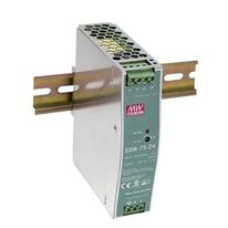Alimentations AC/DC Rail DIN Sortie 12V à 6,3A avec boîtier métallique | MEAN WELL EDR-75-12