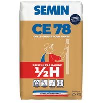 Enduit pour joints de plaques de plâtre à prise très rapide | CE 78 TRES RAPIDE 