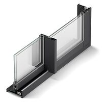 Baie vitrée coulissante avec un montant central extrêmement fin de 32mm | SLINOVA X