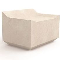 Fauteuil en pierre naturelle ǀ SALON - réf. SA_FA