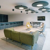 Panneaux circulaires absorbants acoustiques et décoratifs | ACUSTIART-C