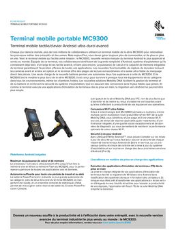 Terminal mobile  | MC9300