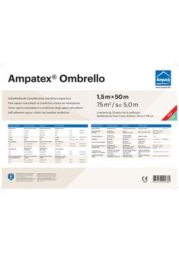 Pare-vapeur autocollant et protection contre les intempéries