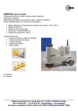 Ponceuses à sol | SOMATA