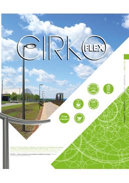 Design circulaire orné de rainures en relief adapté pour éclairage d'ambiance et résidentiel - CIRKO FLEX | RAGNI 