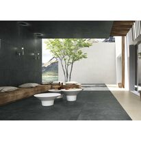 Revêtement de mur et de sol en grès cérame effet pierre | Quiestones Maximum 