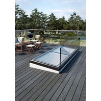 Accès toiture rectangulaire motorisé | LAMILUX Flat Roof Access Hatch Comfort Swing