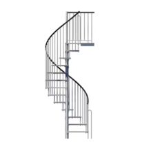 Escalier spiral extérieur | Ethan Galvanisé en acier