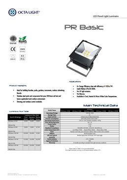 Projecteur LED pour l’éclairage de grandes surfaces | PR 